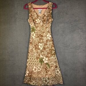 Breaking loose Y2K floral cottagecore feminine midi dress size 8